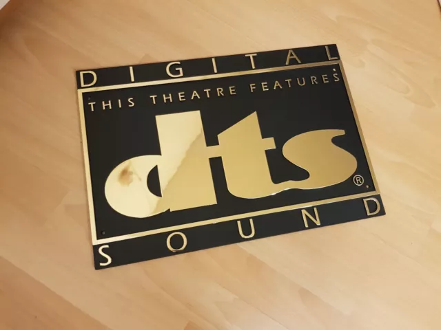 DTS Original Cinema Wall Sign Vintage Home Theater