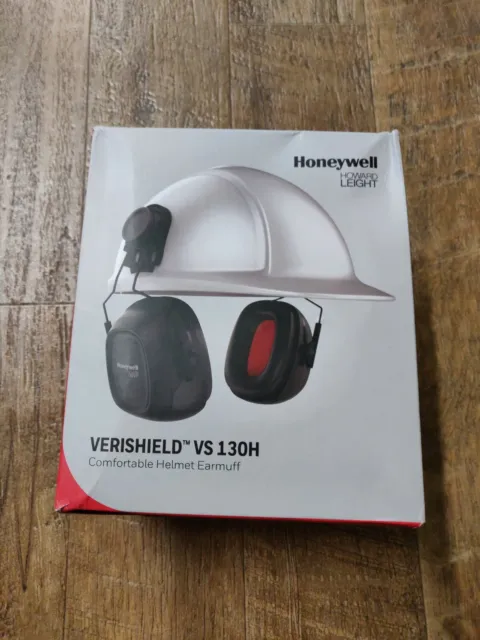 Honeywell Howard Leight Verishield VS 130H Helmet Earmuff NIB 27 Decibels