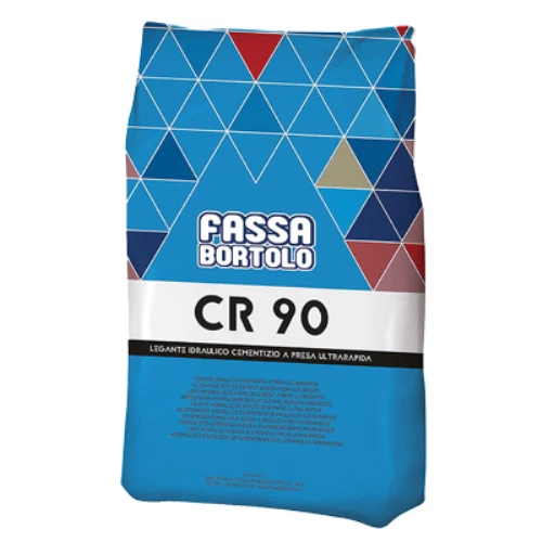 Cemento presa rapida cr90 fassa bortolo grigio kg 5 (5 pezzi) Fassa bortolo