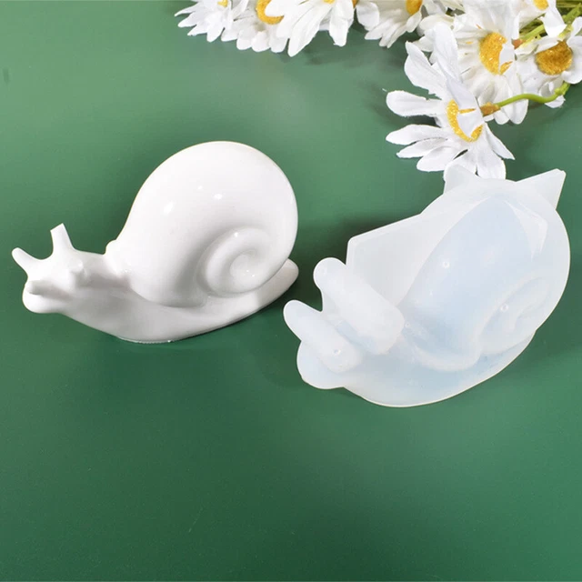 DIY Crystal Epoxy Resin Mold Snail Small Animal Mold Silicone Molds Casting M-EN