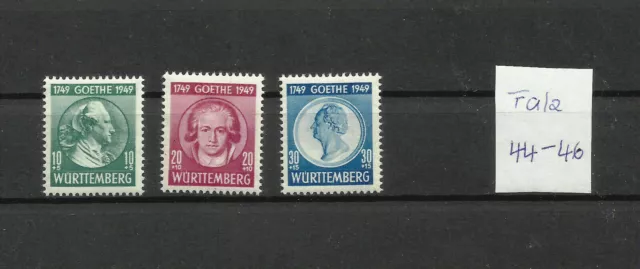 Briefmarken Französische Zone, "WÜRTTEMBERG"