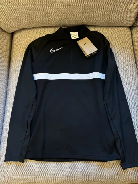 Nike Dri fit 1/4 zip top boys medium BNWT