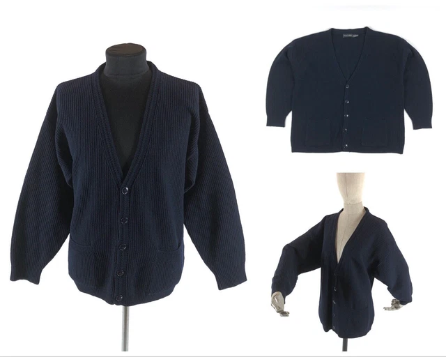 Giacca maglione cardigan in lana a maniche lunghe RALPH LAUREN BLACK LABEL...