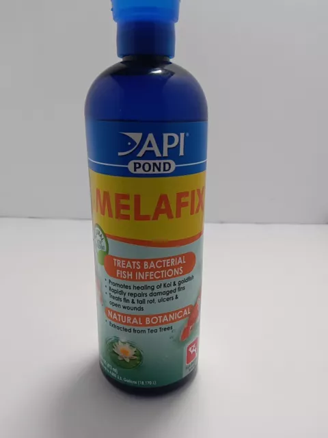 API Pond MelaFix 16oz All Natural Koi Fish Bacterial Infection Treatment