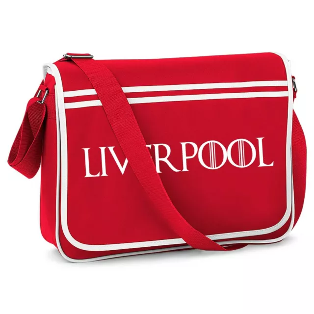 Liverpool cadeau rétro homme football sports collège université messager homme sac