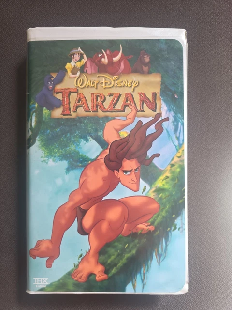 WALT DISNEY'S TARZAN/TARZAN & Jame VHS Clamshells(Iconic Clamshell VHS ...