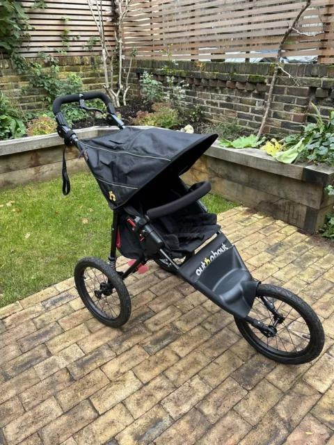 Out n about Nipper Sport V4 Running And Walking Buggy. Outnabout With Rain Cover