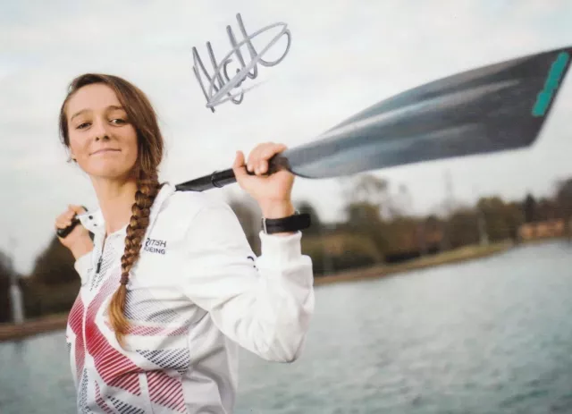 Mallory Franklin Hand signed 7x5 inch Photo Olympics Canoe slalom Tokyo 2020