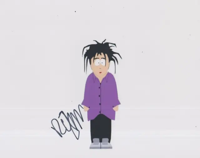 Robert Smith  (The Cure / South Park)  **HAND SIGNED**  10x8 photo  ~  AUTOGRAPH