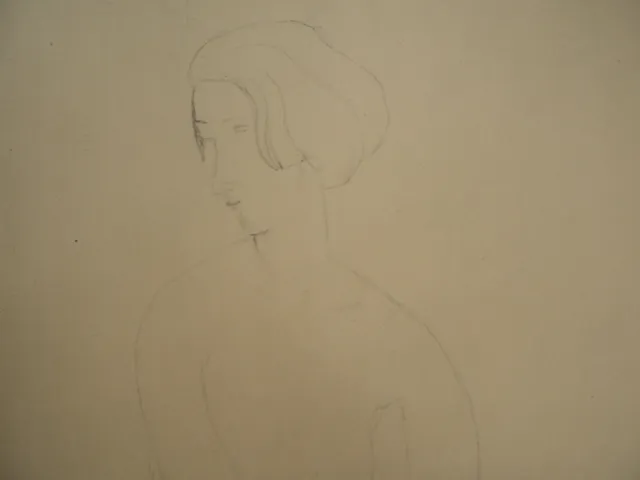 Amedeo MODIGLIANI : Nue assise - Lithographie signée 3