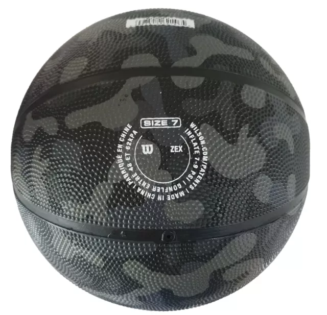 Wilson MVP Size 7 Camouflage All Surface Camo Basketball Black/White FREE SHIP 2