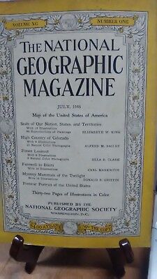 National Geographic Magazine Nat Geo July 1946 (NG31)