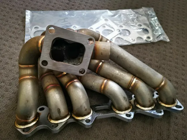 KS 999RACING steam piping exhaust TURBO MANIFOLD 3MM FOR 2JZGTE 2JZ JZA80
