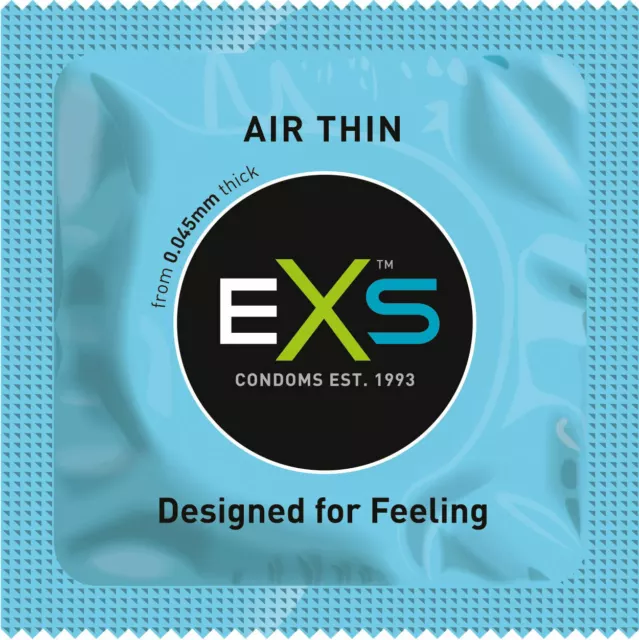 EXS Air Thin Condoms - Available in 6, 12, 24, 36, 48 or 100 Packs