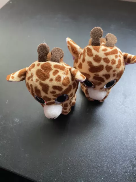 2 TY hergestellt für MCDONALDS - Giraffe TWIGGS