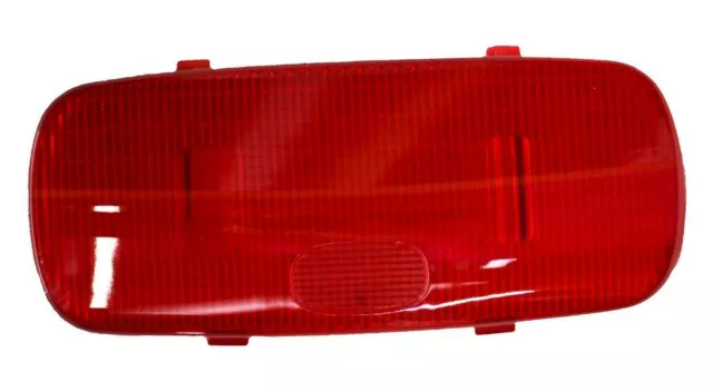 Upper Dome Light Lens for 379/378/357/385 Peterbilt 2006+ Red Plastic GG#69025