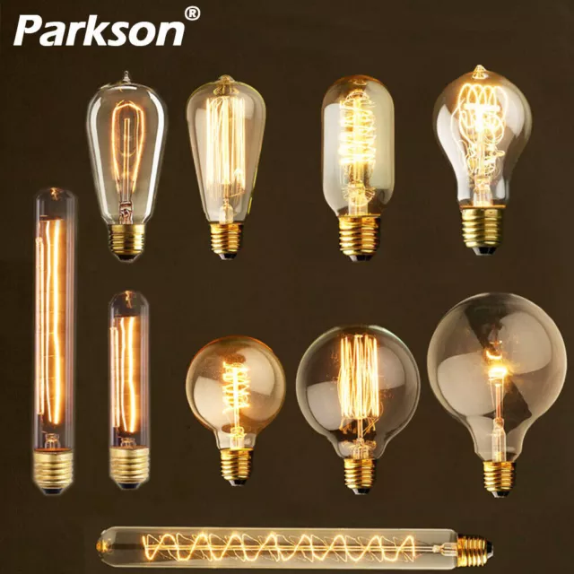 A+ Edison Light Industrial Vintage Bulb Decorative Filament E14/E27 Dimmable