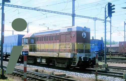 (!!!) Originaldia Eisenbahn: Tschechien Cd 720.565/Railway Slide Czech Rep.