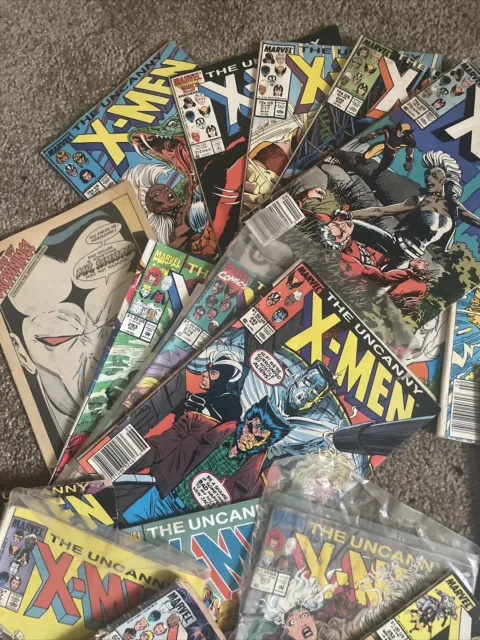 the uncanny x-men Comic Book Lot Marvel