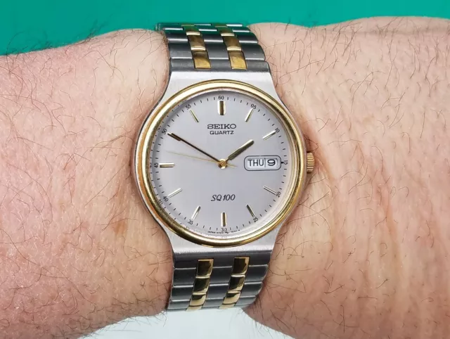 Seiko sq100 gold 2025