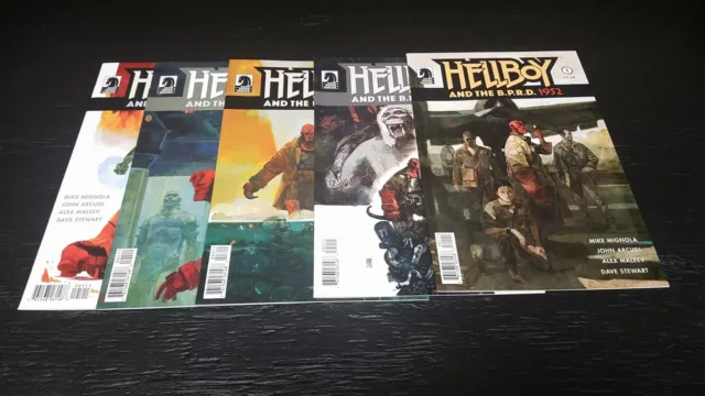2014 Dark Horse Comics Hellboy And The Bprd 1952 Complete Set #1-5 High Grade