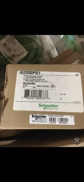 Schneider Electric IG2000PG1 Remote Hazard Indicator IOSGARD 1Gang