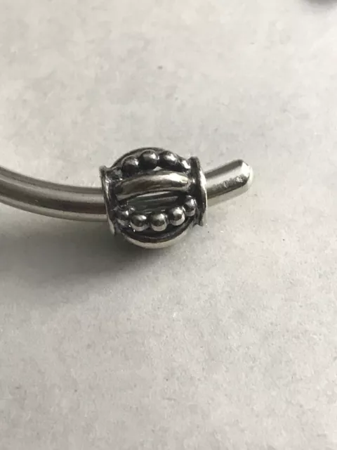 AUTHENTIC TROLLBEADS STERLING SILVER LAA 925 ROYAL BEAD Charm ! 11227