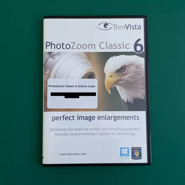 BenVista PhotoZoom Classic 6 Software  with Unlock Code