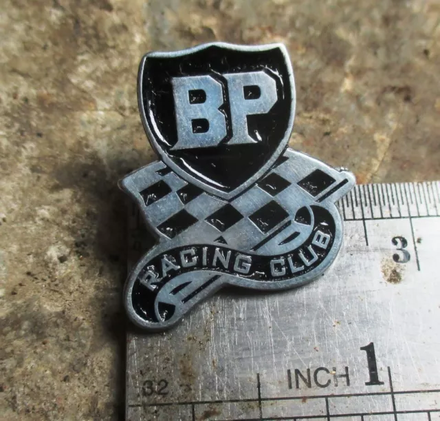 Vintage BP British Petroleum oil petrol Fuel Station Logo Pin Badge Racing Club