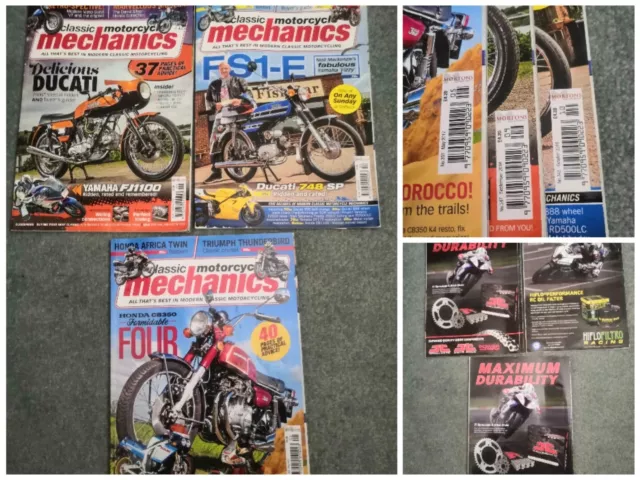 Classic Motorcycle Mechanics Magazines X 3