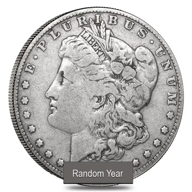 1878-1904 Morgan Silver Dollar VG-VF (Random Year)