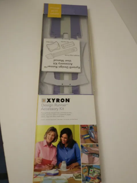 NEW NIP Xyron Design Runner Accessory Kit 48341 Straight Edge