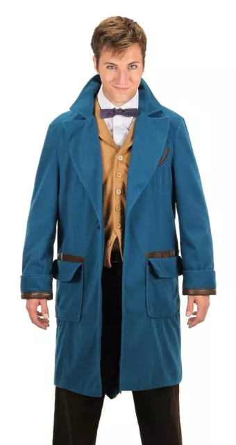 Newt Scamander Coat Fantastic Beasts Fancy Dress Halloween Costume Accessory