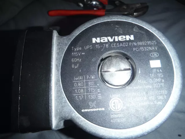 Grundfos /Navien  ups 15-78 pump