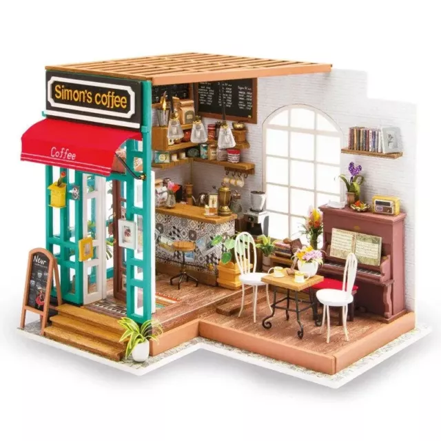 1/18 Scale Simon's Coffee DIY Dollhouse Kit - Rolife #DG109
