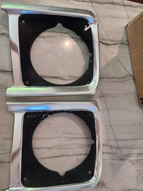 1970 1971 1972 Ford Pickup Truck Grille Headlight Bezels Chrome Trim F100 F250