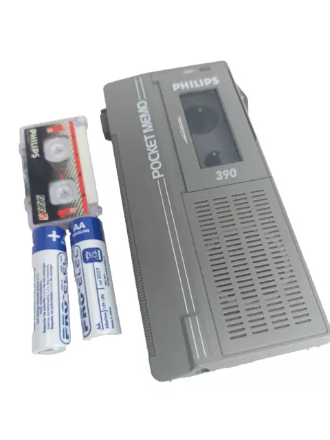 Philips Pocket Memo 390 MiniCassette Voice Recorder Dictaphone Dictation LFH0390