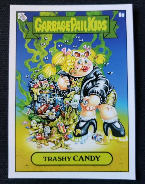 TRASH CANDY 6a GARBAGE PAIL KIDS 2019 Scratch n Stink Sticker Card 3a GPK