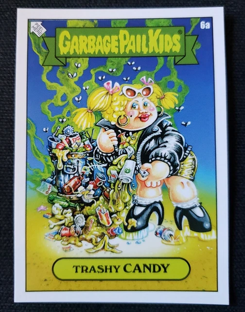 TRASH CANDY 6a GARBAGE PAIL KIDS 2019 Scratch n Stink Sticker Card 3a GPK