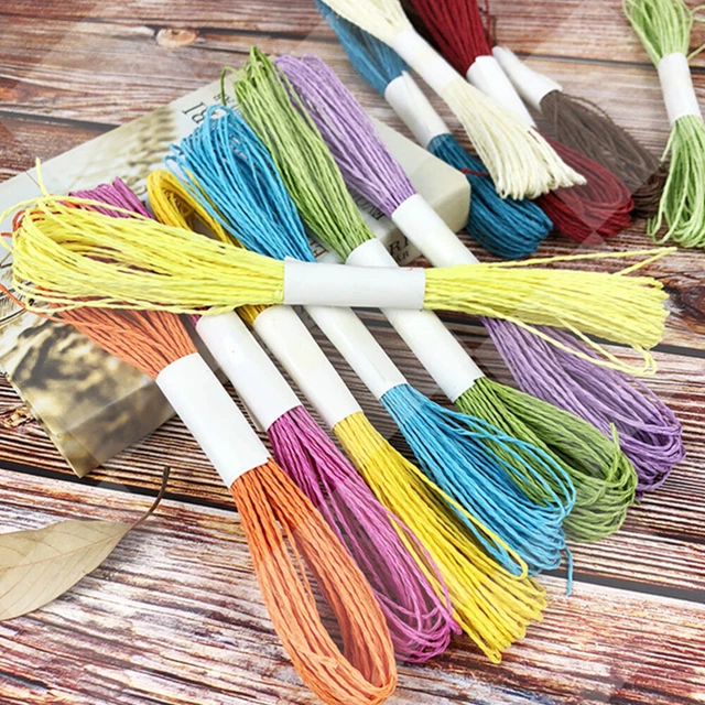 12 Stk. 12 Farben Geflochtenes Band Kids Adhesive Knitted Rope Handmade Decorati
