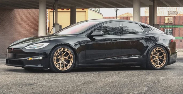20” ROHANA RFX19 Machine Bronze Wheels For Tesla Model S Base Plaid ...