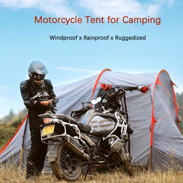 Motorrad Zelt für Camping 2--3 Personen wasserdichte Instant Zelte  F1