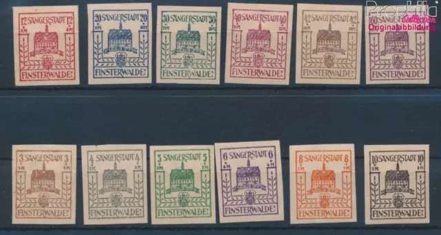 Briefmarken Finsterwalde 1946 Mi 1-12 postfrisch (10342073