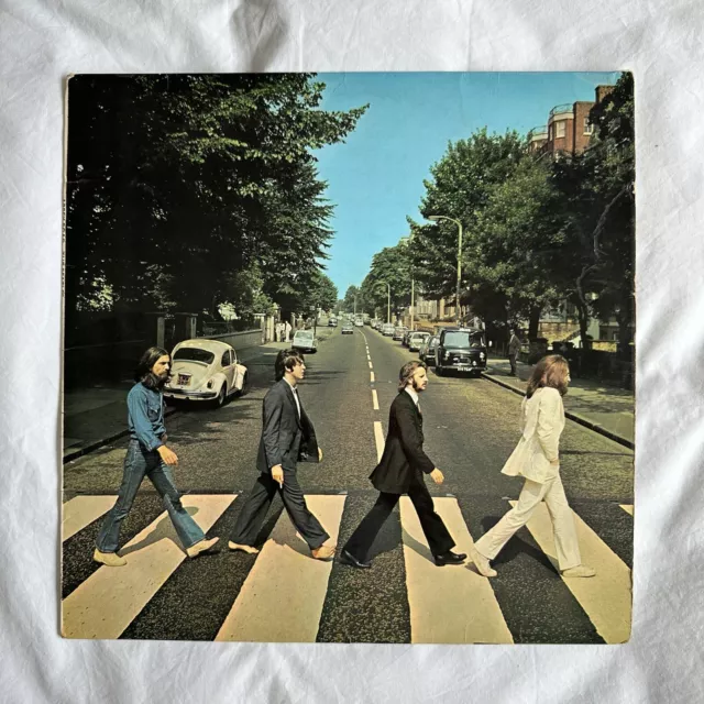Beatles ABBEY ROAD 1st Press MISALIGNED APPLE No HER MAJESTY Label Credit Rare