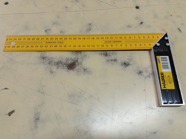 Set Squadra Falegname - Squadra 180mm E 300mm, Con Matite E 24 Ricariche, Per Professionisti E Hobby - Foto 7