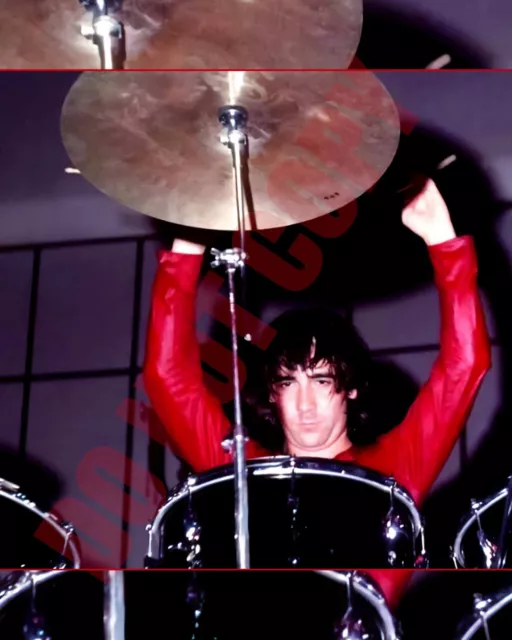 July 1970 Keith Moon From The Who Concert at Cobo Arena In Detroit 8x10 Photo