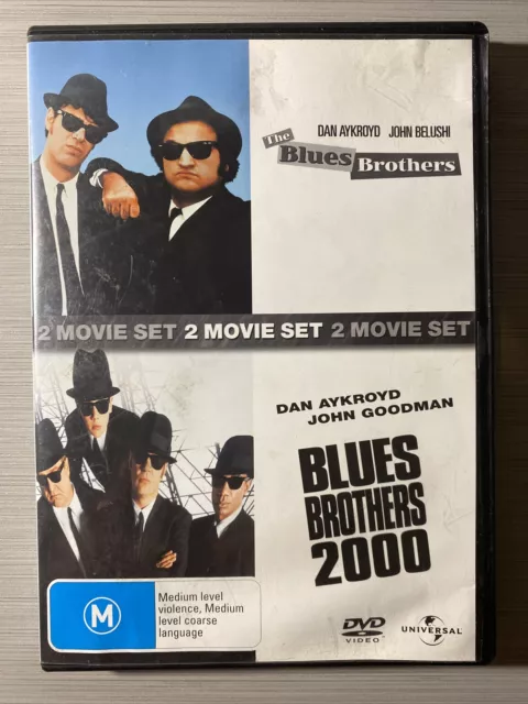 The Blues Brothers / Blues Brothers 2000 (DVD, 1980) - VGC Region 4 Free Postage