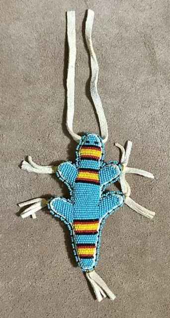 Beautiful Native American Lakota Sioux Beaded Fetish