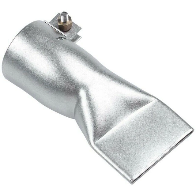 Boquilla tubular plana de 40 mm de ancho para pistola de soldadura de plástico pieza de calor aire caliente