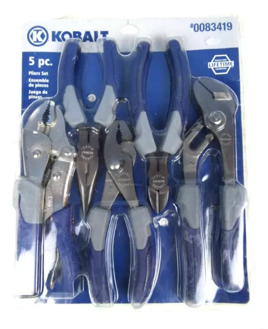 Kobalt groove store joint pliers set